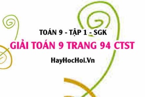 Giải Toán 9 trang 94 tập 1 Chân trời sáng tạo